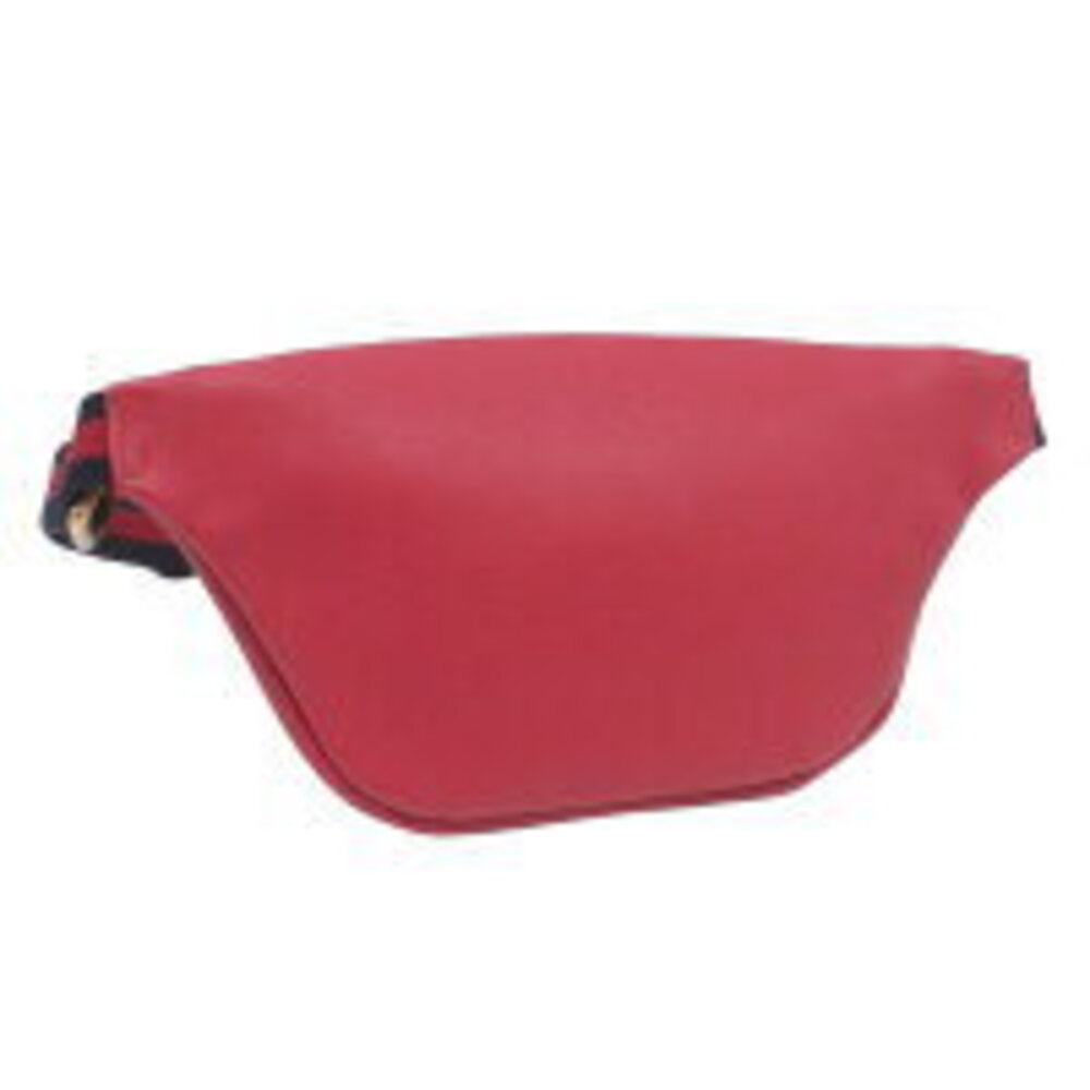 Gucci Sherry Leather Red Line Body Waist Bag